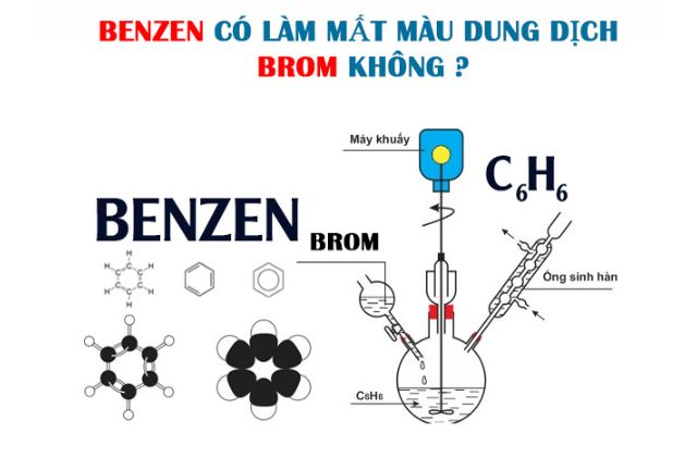 benzen có làm mất màu dung dịch Brom không